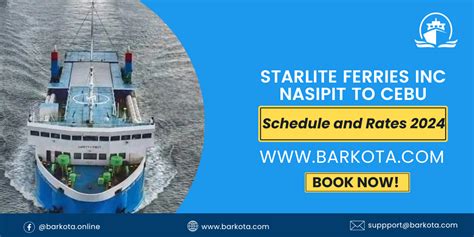 cebu to nasipit 2go|2024 Cebu to Nasipit Ferry Schedule and Fare Guide (Starlite, .